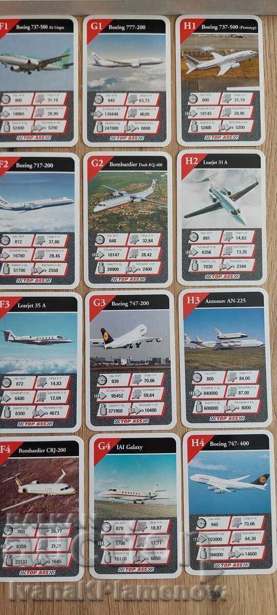 Livrarea Cărți pentru colecționari avioane 32 bucăți Livrarea Cărți pentru colecționari avioane 32 bucăți