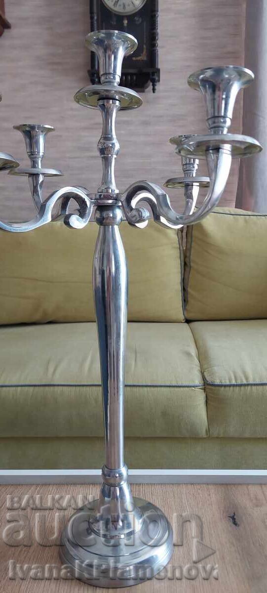 Large metal candlestick for connoisseurs, height 60cm - 5 Large metal candlestick for connoisseurs, height 60cm - 5