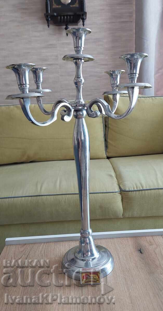 Large metal candlestick for connoisseurs, height 60cm - 7 Large metal candlestick for connoisseurs, height 60cm - 7
