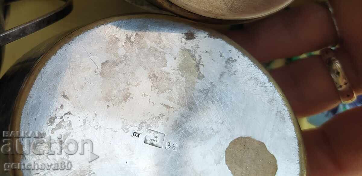 Аукцион RRR Рядка антична Винтидж WMF посребрена кошница