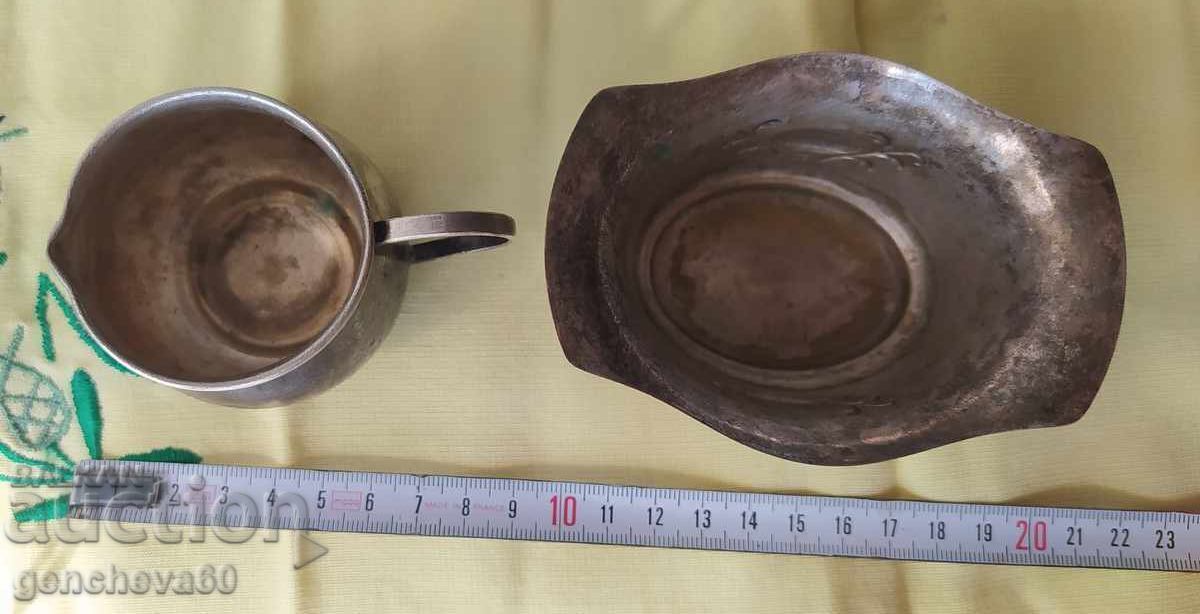 Auction  RRR Vintage PRIMA NS vessel and silver-plated jug