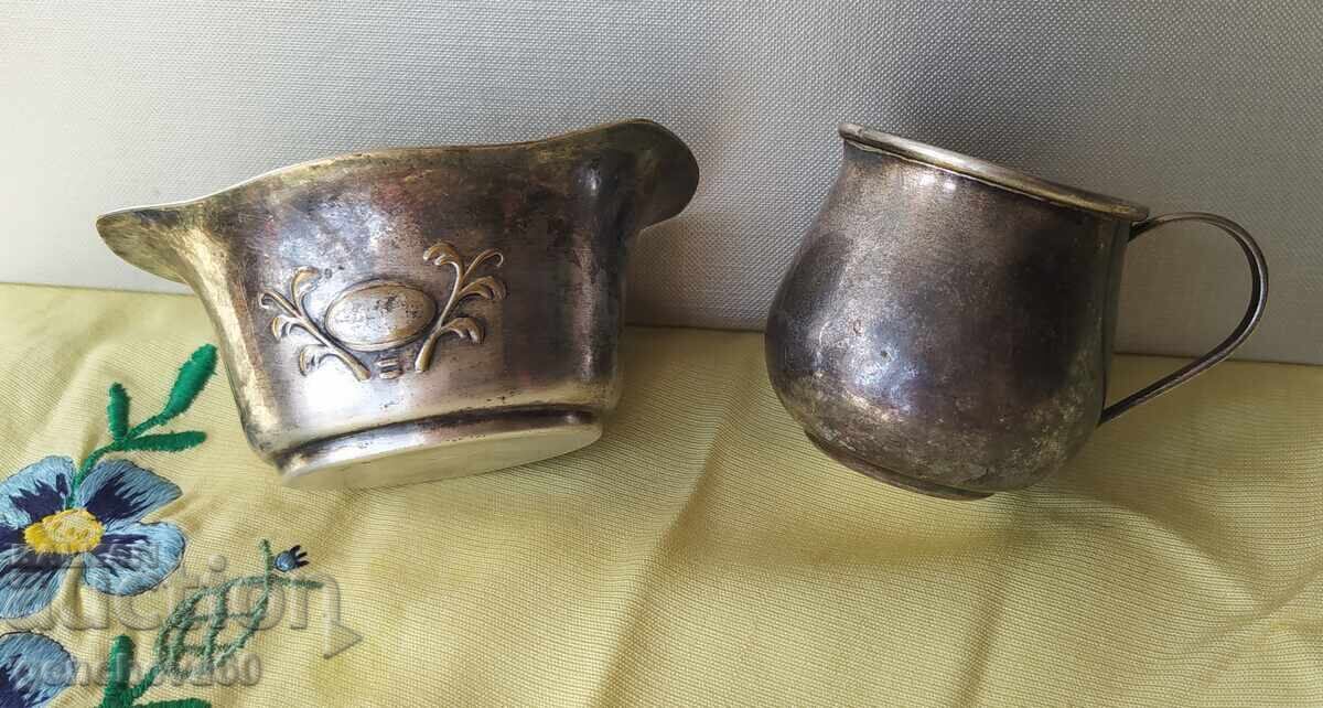RRR Βίντατζ σκεύος PRIMA NS και ασημένιο κανάτι - 5