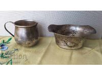 RRR Vintage PRIMA NS vessel and silver-plated jug