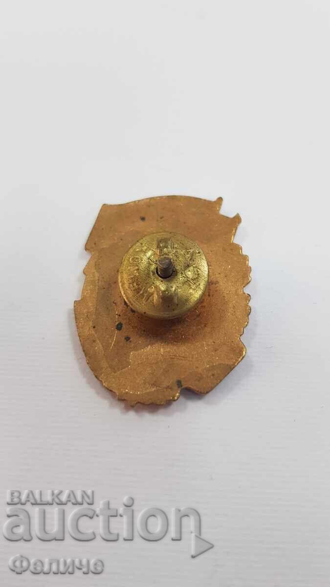 Рядък комунистически знак, значка ОТЛИЧНИК  бойната подготов с цена 45.00 лв. | € 23.01