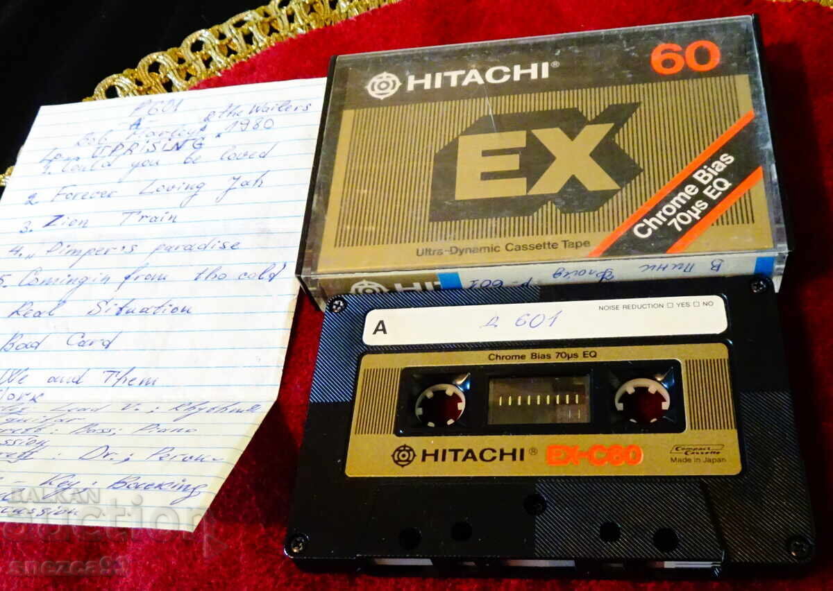 Caseta audio Hitachi EX-C60 cu Pink Floyd și Bob Marley Caseta audio Hitachi EX-C60 cu Pink Floyd și Bob Marley