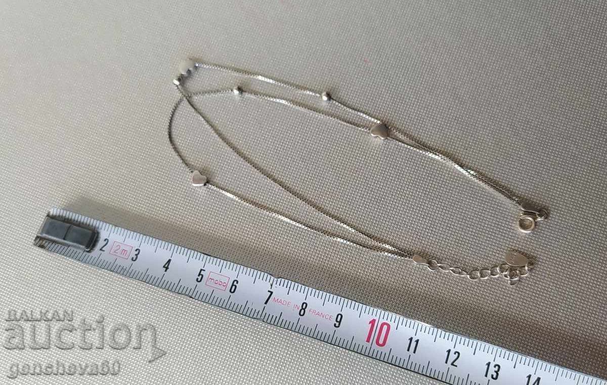 Brățară dublă de gleznă din argint, marcaje cu preț € 12.00 | 23.47 BGN