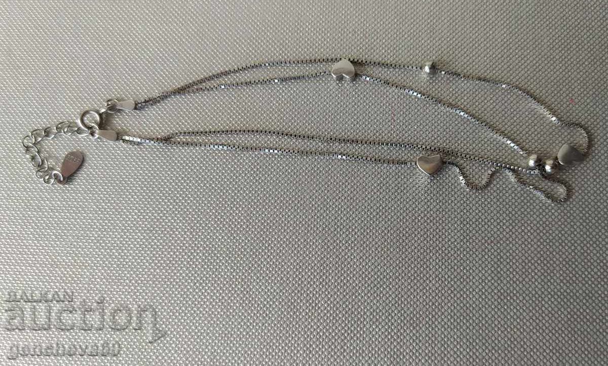 Livrarea Brățară dublă de gleznă din argint, marcaje