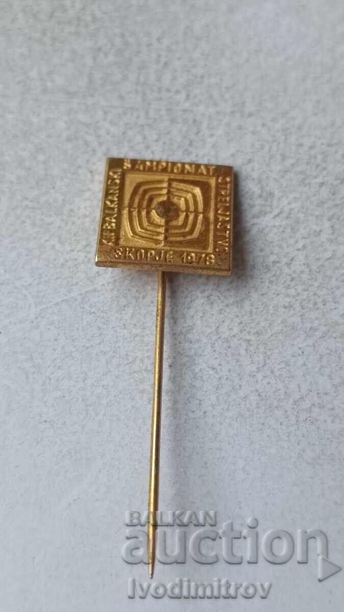 Σήμα Βαλκανικού Πρωταθλήματος Σκοποβολής Σκόπια 1978