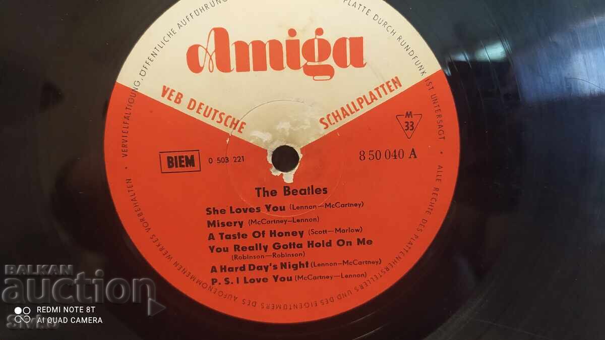 Аукцион Грамофонна плоча Бийтълс