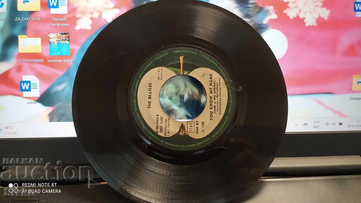 Licitație Disc de vinil Beatles LET IT BE Licitație Disc de vinil Beatles LET IT BE