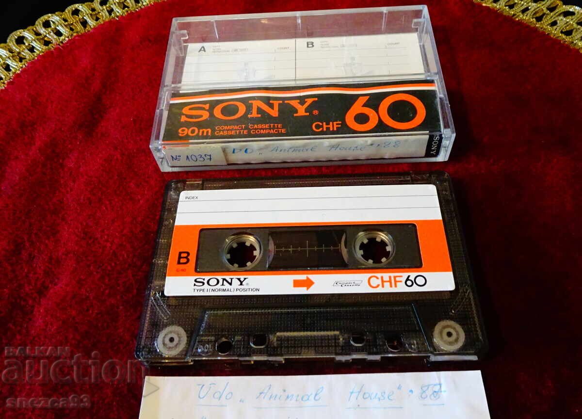 Sony CHF60 Audio Cassette with the heavy metal band U.D.O