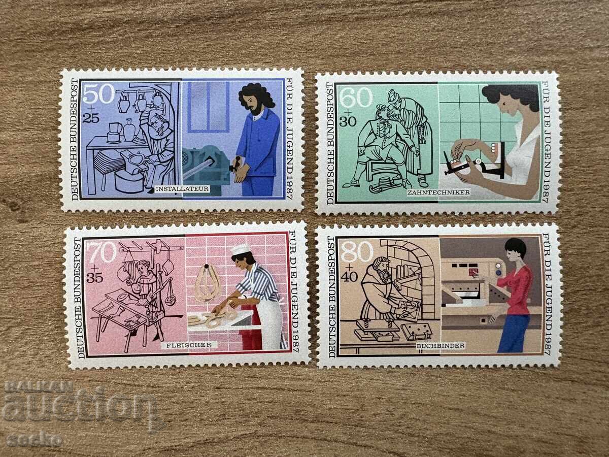 FRG/GDR - Professions (1987) MNH