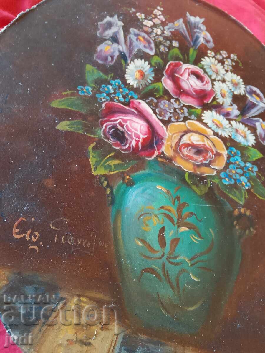 Ελαιογραφία καμβάς υπογεγραμμένη - 7