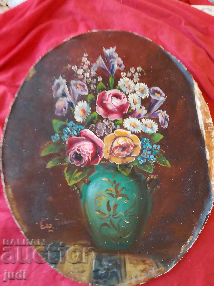 Ελαιογραφία καμβάς υπογεγραμμένη