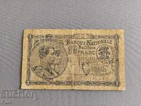 Банкнота - Белгия - 1 франк | 1920г.