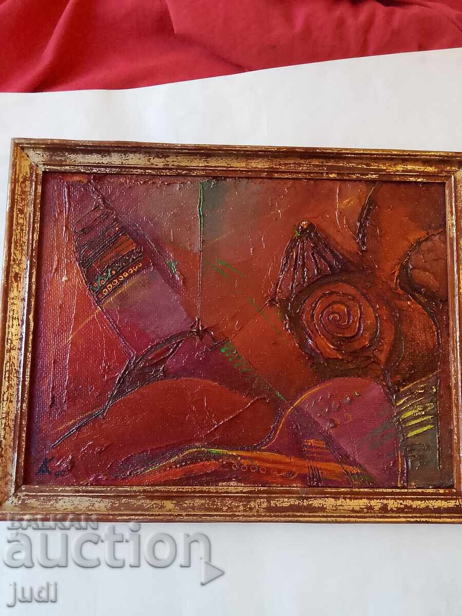 Έργο ζωγραφικής της Καλίνας Τάσεβα, λάδι, 1990