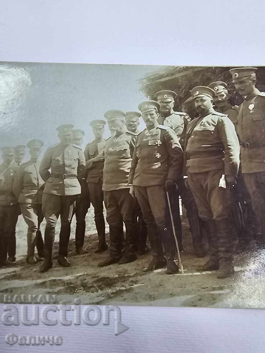 A series of military photographs of General Zhekov and General Todorov with price 130.00 BGN | € 66.47