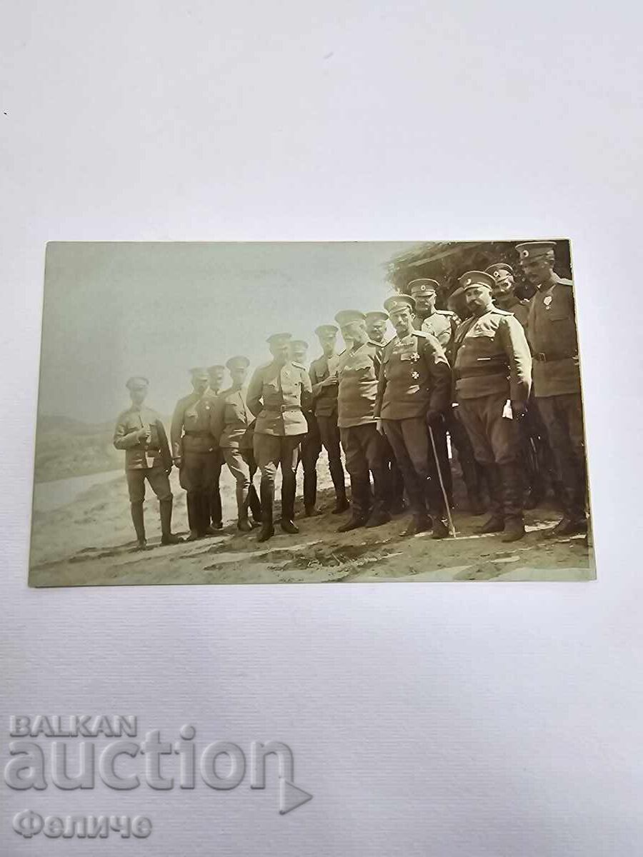 A series of military photographs of General Zhekov and General Todorov