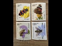 FRG/GDR - Insects and Flowers (1984) MNH