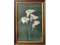 Picture, flowers, art. Dimitar Onbeshev (1906-1973)