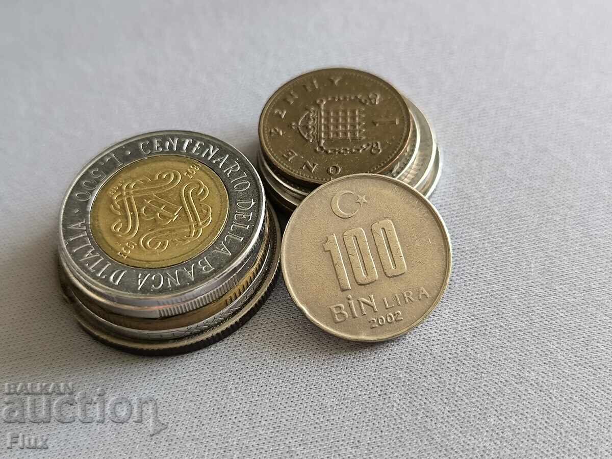 Монета - Турция - 100 000 лири | 2002г. Монета - Турция - 100 000 лири | 2002г.