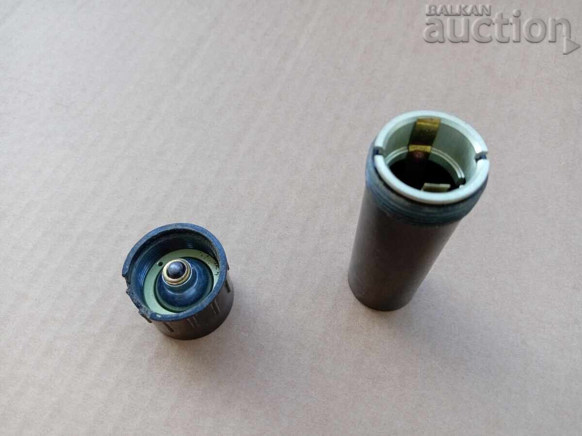 Delivery of Small Bakelite Flashlight, Military Type