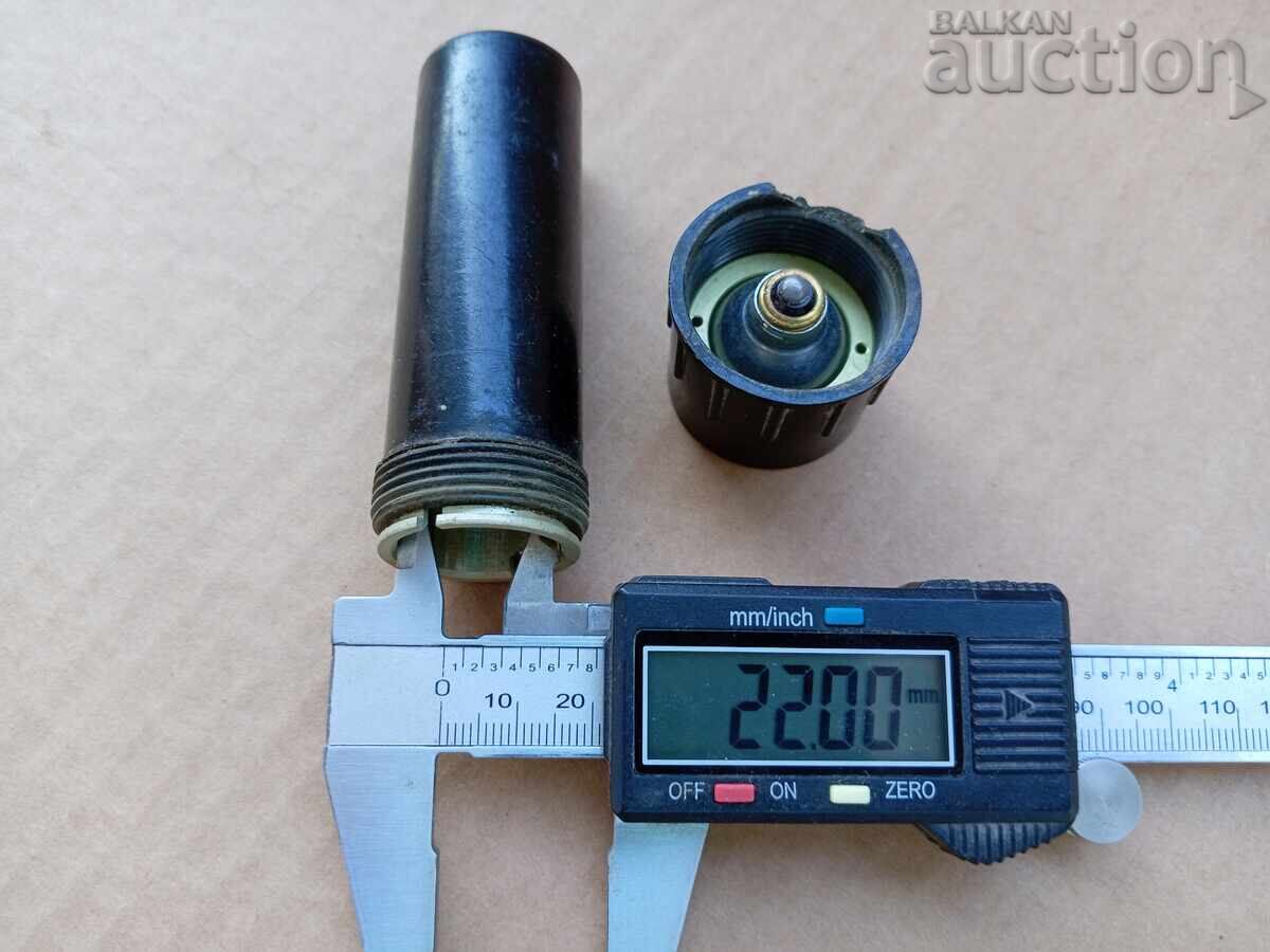 Small Bakelite Flashlight, Military Type - 6