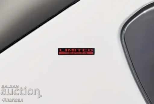 Licitație Embleme noi „Ediție Limitată” - 100 mm / 18 mm