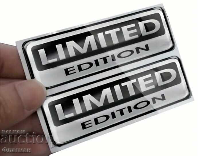 Нови емблеми ”Limited Edition” - 100 мм./ 31 мм. с цена 10.00 лв. | € 5.11