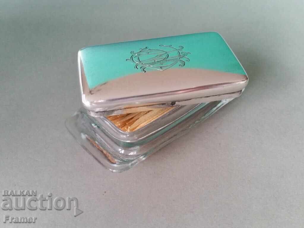 Παράδοση Αυστριακή Αυτοκρατορία 19ος αιώνας Ασημένιο κουτί για οδοντογλυφίδες