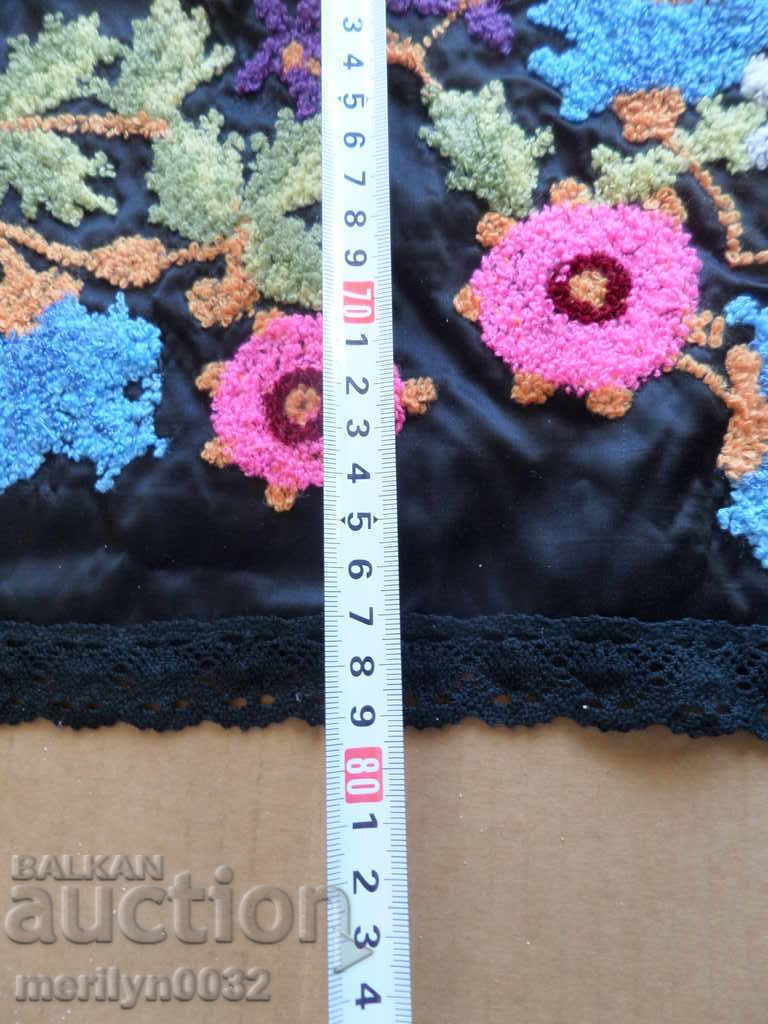 Стара престилка фъкана, бродерия, носия, сукман - 5