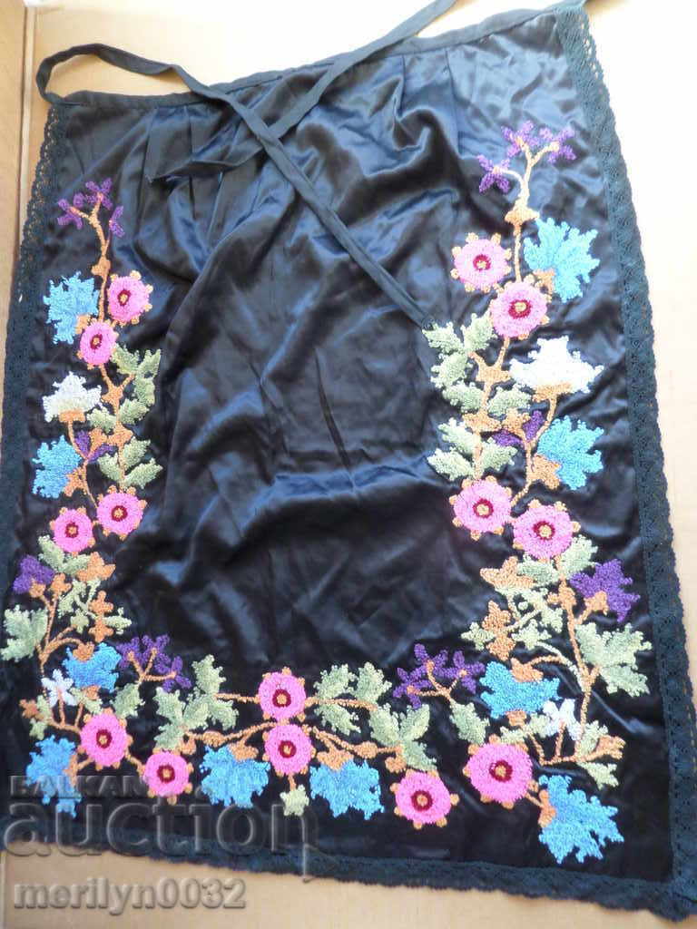 Стара престилка фъкана, бродерия, носия, сукман