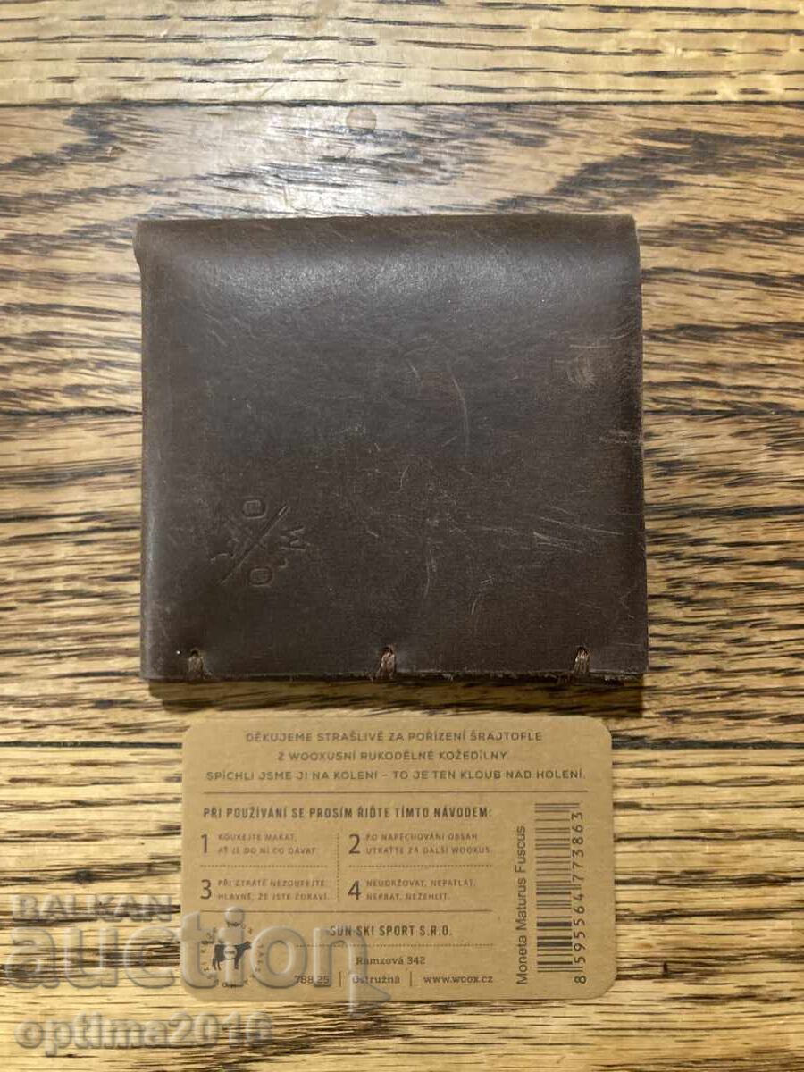 Auction  Unique handmade wallet