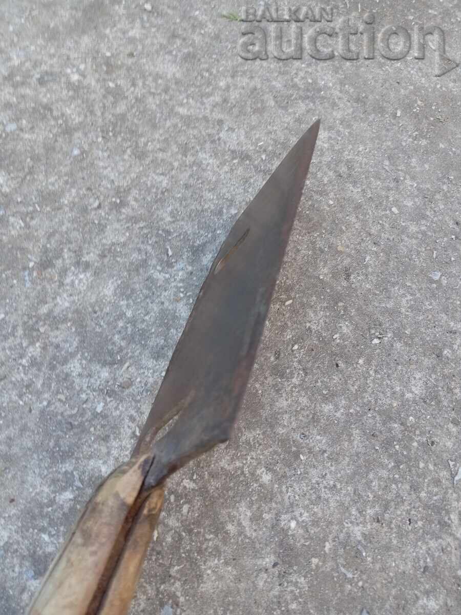 Μεγάλο, παλιό μαχαίρι κρεοπωλείου - 5