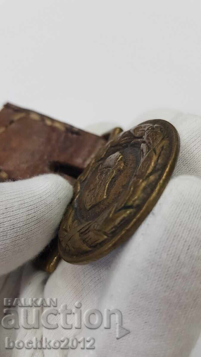 Rară cataramă bulgară țaristă "Poliția" de curea - Boris al III-lea cu preț 85.00 BGN | € 43.46