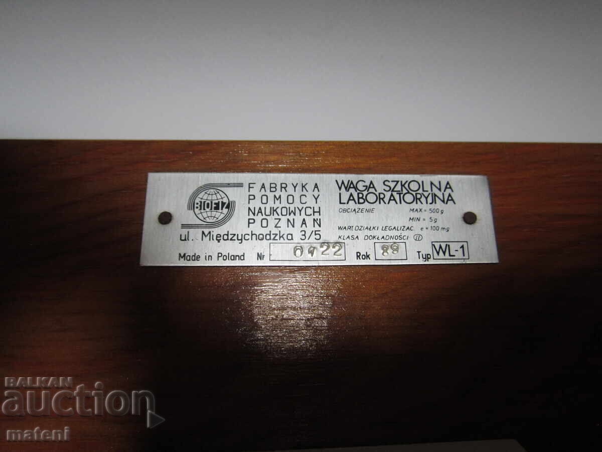 Auction  Old Polish Jewelry Scale