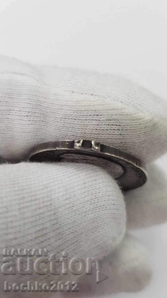 Παράδοση Σπάνιο ρωσικό ασημένιο μετάλλιο Για την Αξία "Επιμέλεια" Νικόλαος II