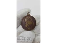 Rară medalie de bronz rusească țaristă cu Alexandru I