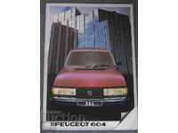 Peugeot 604 Advertising Catalog 1983