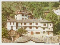 Cartolină Bulgaria s. Șiroka Lăka, regiunea Smolyan, casele Karovski*