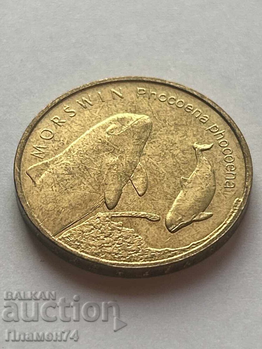 2 ζλότι 2004 Πολωνία Θαλάσσιο γουρούνι με τιμή 10.00 BGN | € 5.11