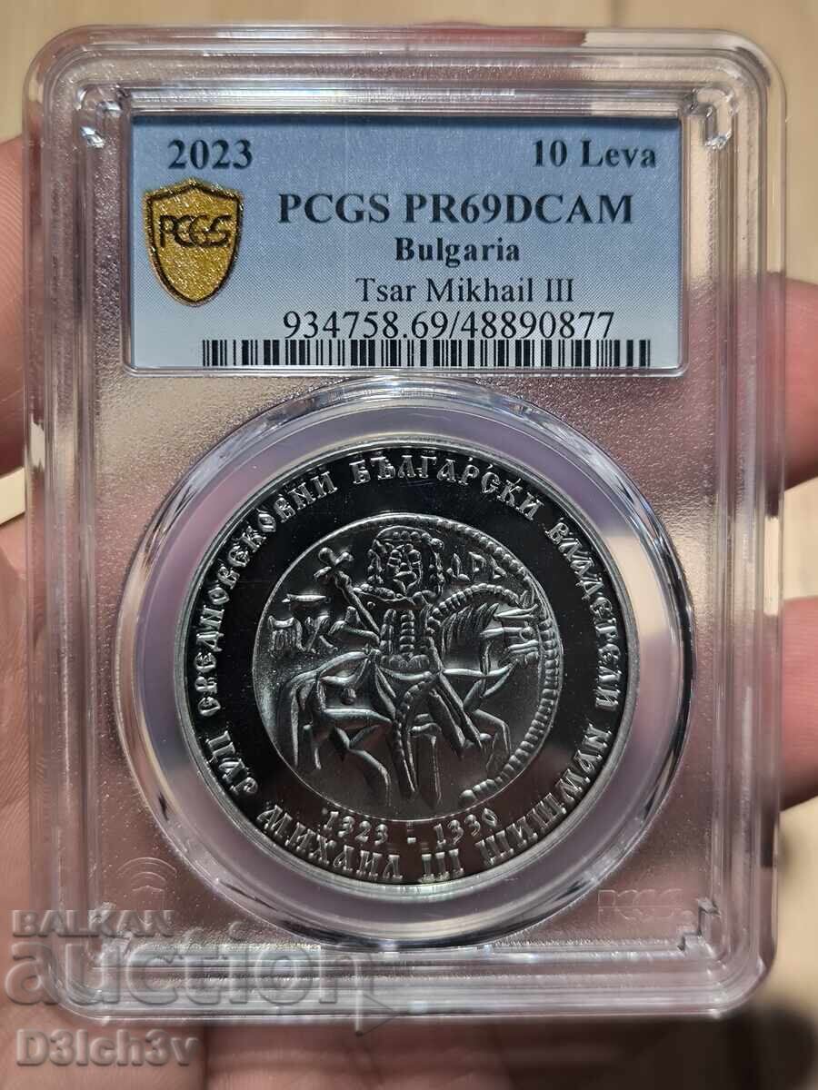 Auction 10 Leva 2023 PR 69 DCAM Tsar Shishman * PCGS Auction 10 Leva 2023 PR 69 DCAM Tsar Shishman * PCGS