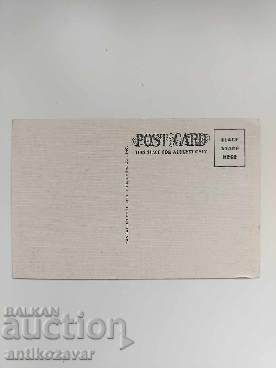 Old postcard of "RCA Building", New York, 1937 with price 10.00 BGN | € 5.11