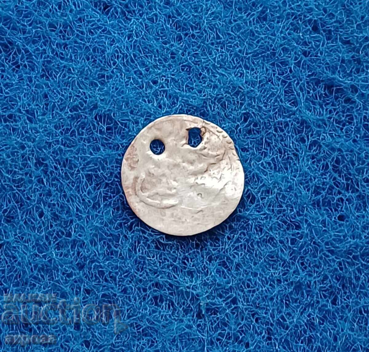 Сребърна турска монета за накит с цена 2.20 лв. | € 1.12