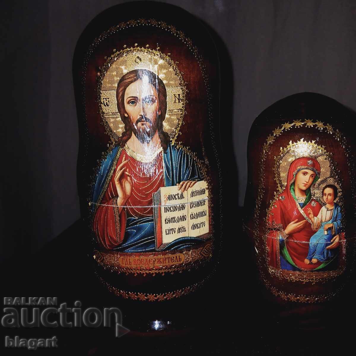 Икони,матрьошки-Русия с цена 60.00 лв. | € 30.68 Икони,матрьошки-Русия с цена 60.00 лв. | € 30.68