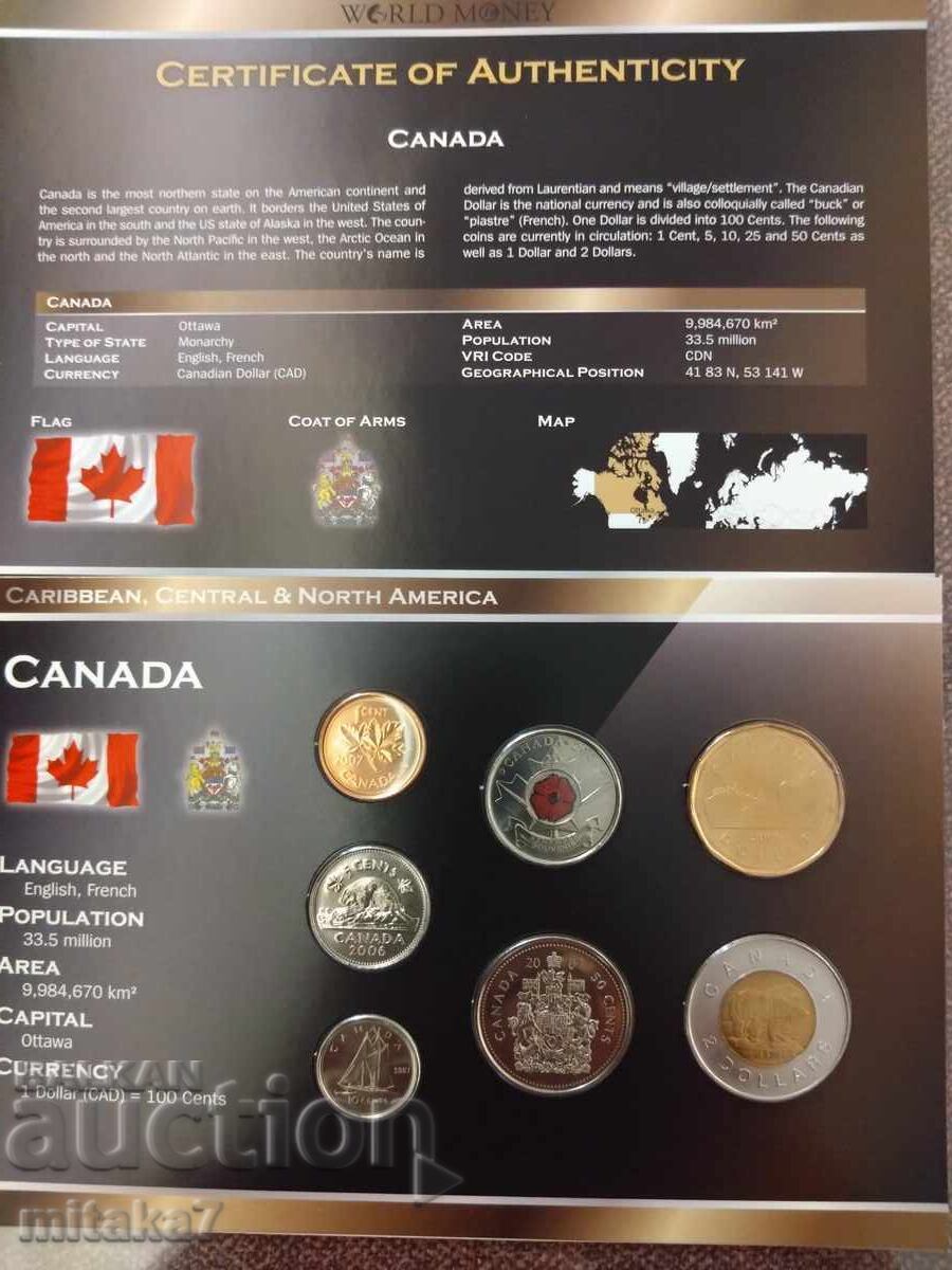 Set de monede, Canada Set de monede, Canada