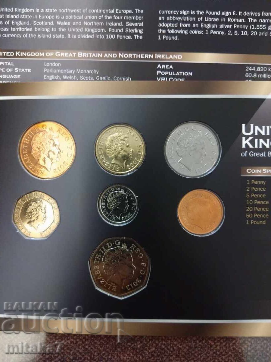 Set of coins, United Kingdom - 5 Set of coins, United Kingdom - 5