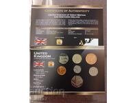 Set of coins, United Kingdom
