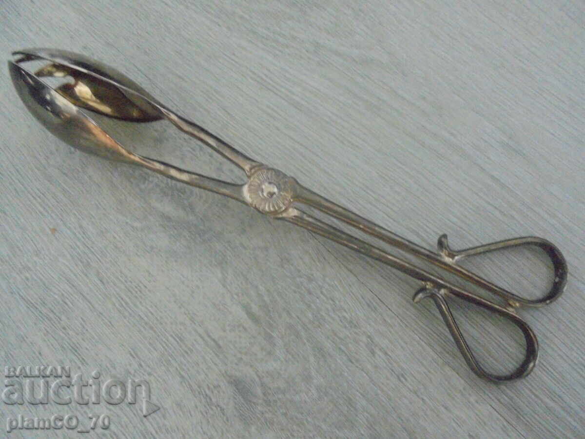 №*8152 Παλιά λαβίδα σερβιρίσματος – E.P. ZINC με τιμή 15.00 BGN | € 7.67