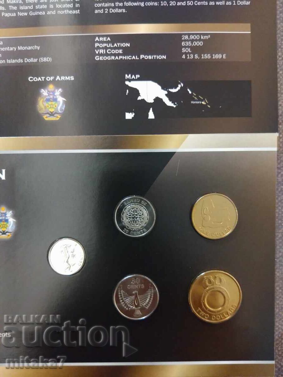 Сет монети, Соломонови острови с цена 24.00 лв. | € 12.27 Сет монети, Соломонови острови с цена 24.00 лв. | € 12.27